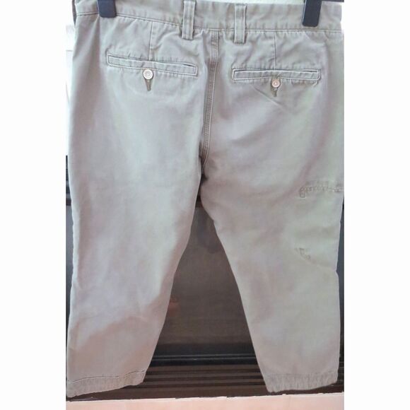 Duluth Trading Co Men's Ballroom Fit Trim Pants  32/30   Olive Green GUC - Picture 8 of 16